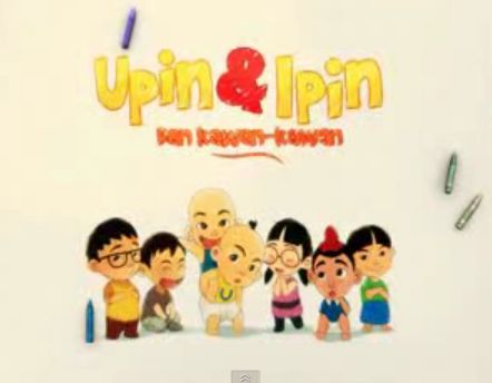 Paling Hits 30 Gambar  Lukisan Kartun  Upin Dan Ipin Miki 