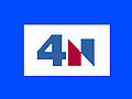Logo keempat WNBC, dengan corak "N" dan angka 4 (1975-1979)