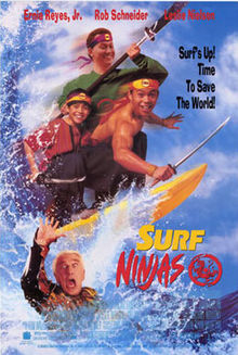 Poster tayangan pawagam filem Surf Ninjas