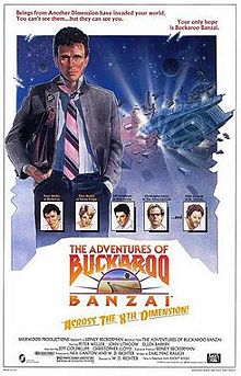 Poster tayangan pawagam filem The Adventures of Buckaroo Banzai Across the 8th D