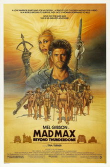 Poster tayangan pawagam filem Mad Max Beyond Thunderdome