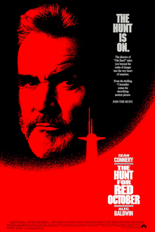 Poster tayangan pawagam filem The Hunt for Red October