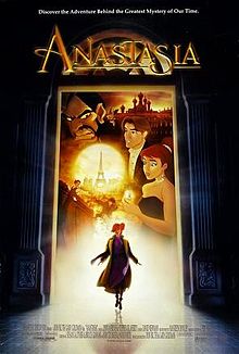 Poster tayangan pawagam filem Anastasia, 1997