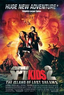 Poster tayangan pawagam filem Spy Kids 2: Island of Lost Dreams