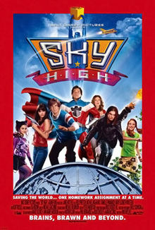 Poster tayangan pawagam filem Sky High, 2005
