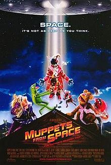 Poster tayangan pawagam filem Muppets from Space