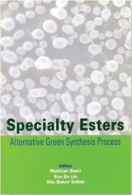 Specialty Esters: Alternative Green Synthesis Process