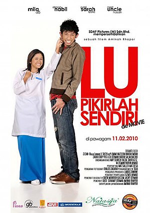 Lu Pikirlah Sendiri De Movie: Sinopsis, Pelakon, Runut Bunyi