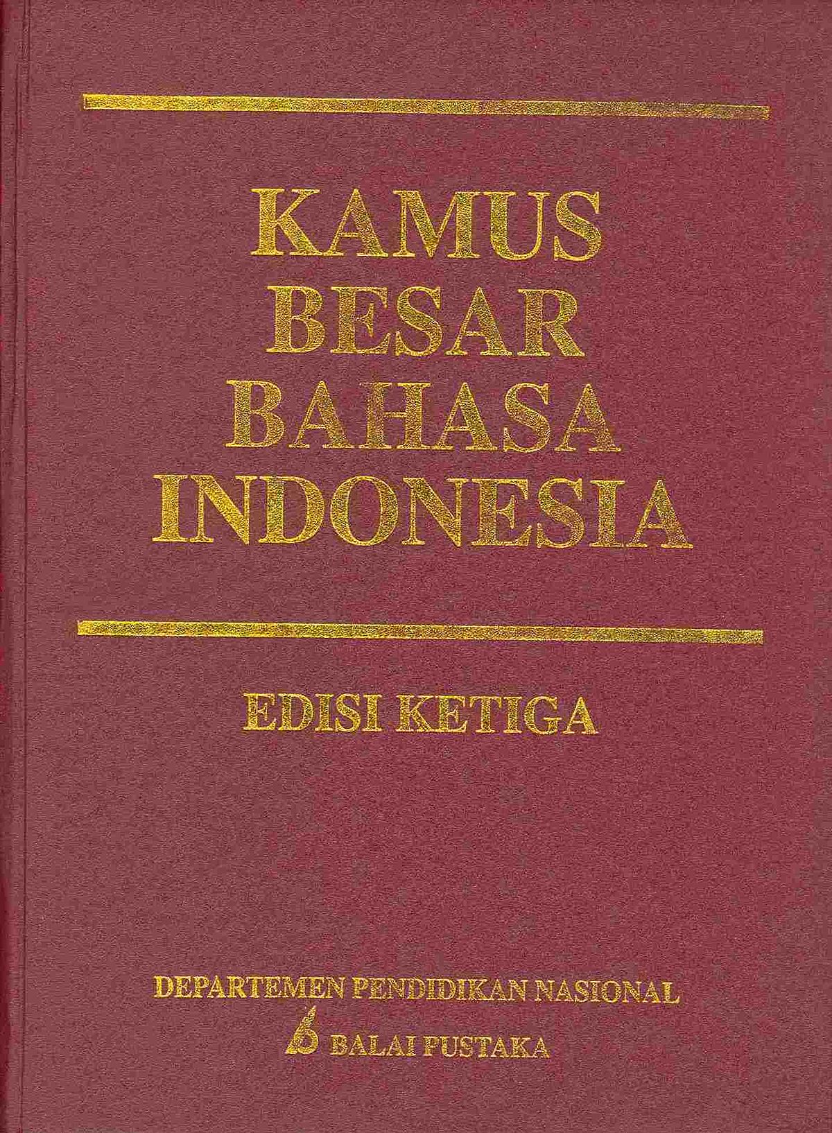 Kamus Besar Bahasa Indonesia Wikipedia Bahasa Melayu Ensiklopedia Bebas