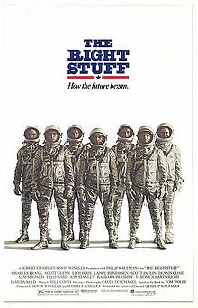 Poster tayangan pawagam filem The Right Stuff