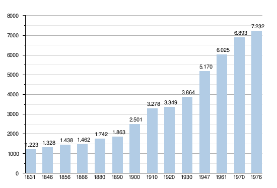 Hamont: Etymologie, Geschiedenis, Demografische ontwikkeling