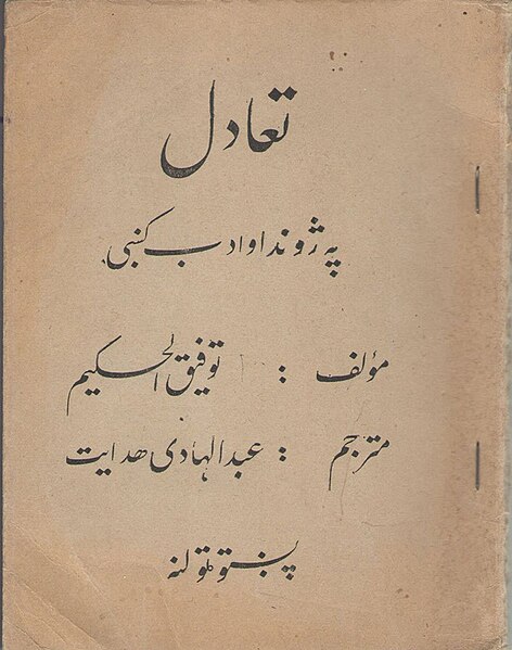 دوتنه:تعادل په ژوند او ادب کې .jpg