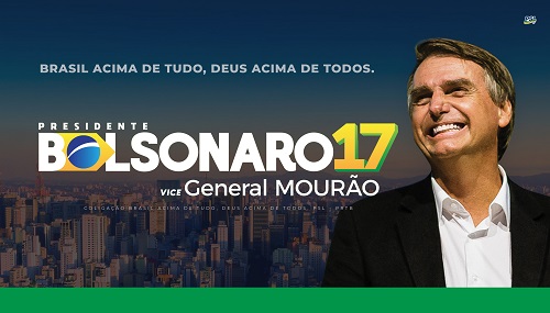 Candidate-se a presidente”, diz Bolsonaro a apoiador 