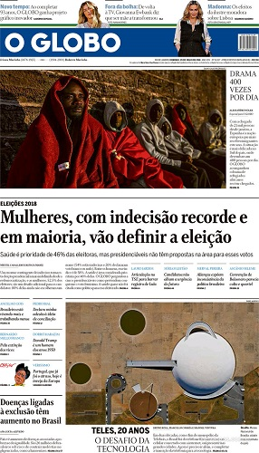 O GLOBO  Confira as principais notícias do Brasil e do mundo