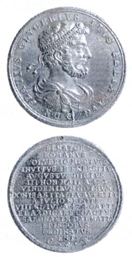 Fișier:Medalie dedicată împăratului Glicerius (Medalistică) 2015 17.01.2006 Tezaur 581BCB8C5AF9445F92707594B7FE174F.jpg