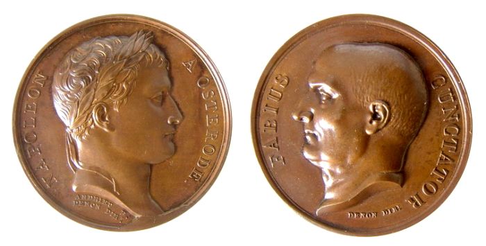 Fișier:Medalie dedicată vizitei lui Napoleon la Osterode (Medalistică) 2457 01.07.2011 Tezaur 64BAECEE29284FB9A1B7A8E1BC17FB7C.jpg