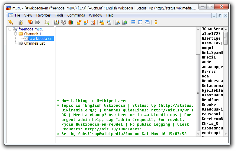 Fișier:MIRC Screenshot.png