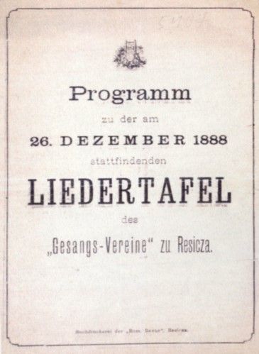 Fișier:Program de cântece al Clubului de Muzică din Reșița pentru ziua de 26 decembrie 1888 (Documente) 2220 04.04.2014 Fond 14934E037BDE4381B554754A4C5175D6.jpg