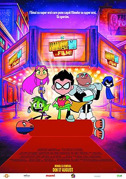 Fișier:Teen Titans Go! To the Movies Romanian poster.jpg