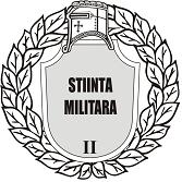 Fișier:Emblema de Merit Ştiinţa Militară II - revers.JPG