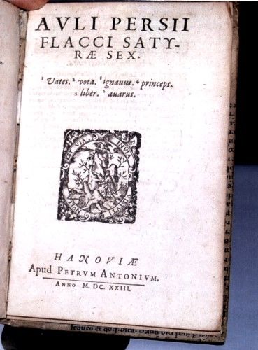 Fișier:Satirae sex. Vates. Vota. Ignavus, princeps, liber avarus (Carte veche și manuscris) 2049 26.01.2015 Fond AEB4A74F50EB49059690E864FD72016F.jpg