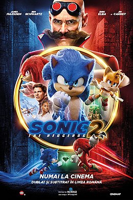 Fișier:Sonic the Hedgehog 2 Romanian poster.jpg