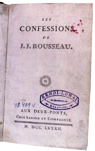 Fișier:Les confessions (Carte veche și manuscris) 2049 26.01.2015 Fond 247AA579CEE548CDA0950F04C9061622.jpg