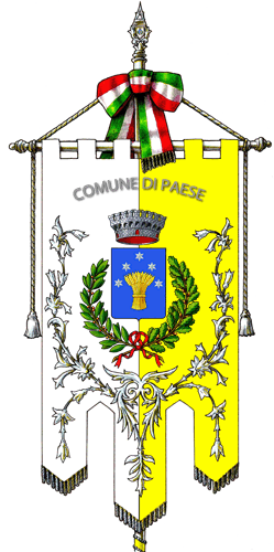 Fișier:Paese (Italia)-Gonfalone.png