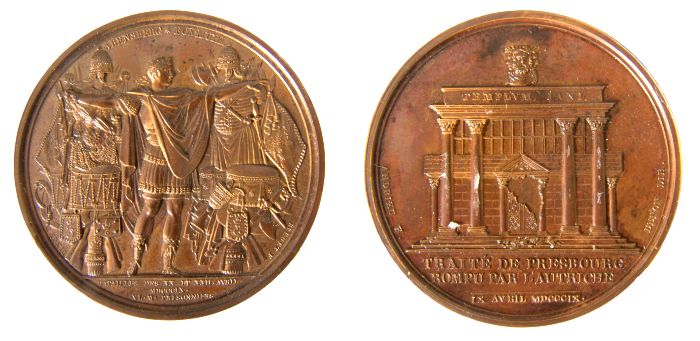 Fișier:Medalie dedicată victoriilor de la Abensberg, Eckmuhl și ruperea Tratatului de la Presburg (Medalistică) 2457 01.07.2011 Tezaur 825EF88268C040E7BD47034A7D7DF3A6.jpg