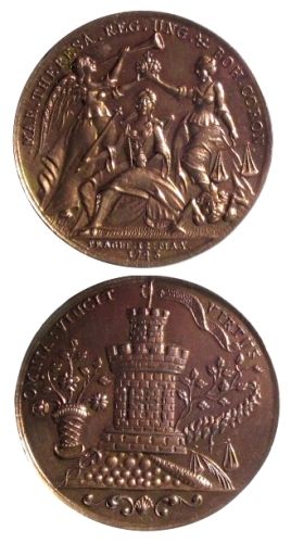 Fișier:Medalie dedicată încoronării Mariei Teresia ca regină a Boemiei (Medalistică) 2312 16.07.2009 Tezaur 912F5A143FDD4F71921EACEE411FB664.jpg