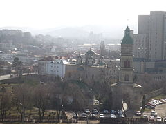 Vedere din turn spre Biserica Bărboi