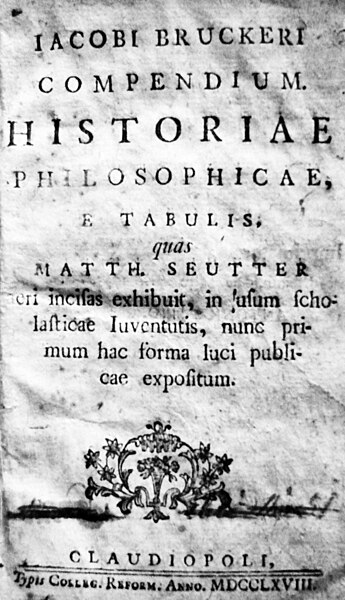 Fișier:Iacobi Bruckeri Compendium. Historiae Philosophicae (Carte veche și manuscris) 2161 13.03.2015 Fond 3D1EC725D7E94E018708033BA7471EDA.jpg