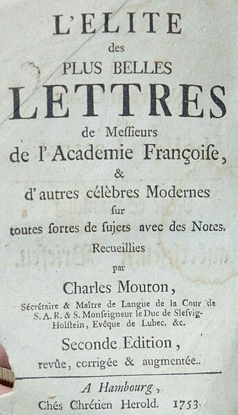 Fișier:Kern auserlesener Briefe, welche von Mitgliedern der Französischen Academie und andern berühmten Schriftstellern (Carte veche și manuscris) 2970 05.12.2018 Fond C5E9698E30104B3F8C5F15D6EAB4BCC6.jpg