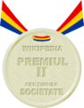 Felicitări! Aţi obţinut premiul II la secţiunea Societate a concursului de scriere. Premiul v-a fost acordat pentru scrierea articolului Războaiele revoluţionare franceze.