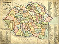 Județele Regatului României într-un atlas din epocă