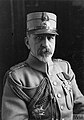 Generalul Constantin Prezan, șef al Marelui Cartier General Român, la sediul Cartierului General din Ivești, 1917