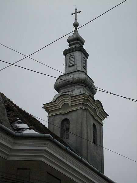 Fișier:Biserica Bob din Cluj - turnul baroc.jpg
