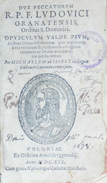 Fișier:Dux peccatorum R.P.F. Ludovici Granatensis (Carte veche și manuscris) 3173 10.12.2019 Fond 616F352FA2484DC3BE65A2BC81DB00AC.jpg