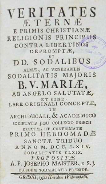 Fișier:Veritates aeternae e primis christianae religionis principiis contra libertinos (Carte veche și manuscris) 2970 05.12.2018 Fond E2A1A92E39EE454B86F1724F0DCE91FD.jpg