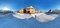 Poiana Ilvei iarna, vedere 360° din sat