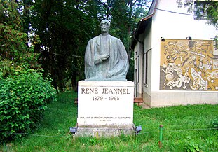 Bustul lui René Jeannel din Cluj