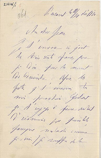 Fișier:Scrisoare trimisă de Mihail Kogălniceanu fiului său, Ion, pe 8-20 decembrie 1881, din București (Carte veche și manuscris) 2966 05.12.2018 Fond 40E7A3513C25430D87E323306FD439CC.jpg
