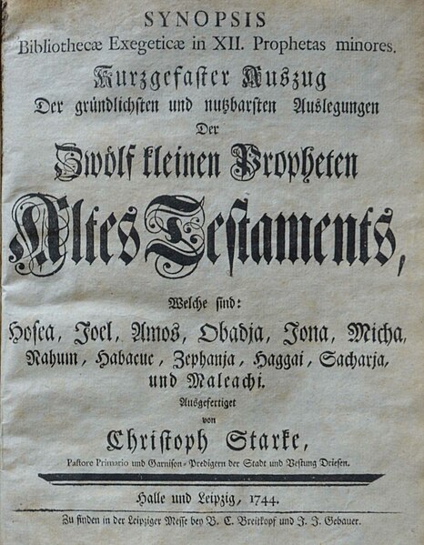 Fișier:Synopsis bibliothecae exegeticae in XII. prophetas minores (Carte veche și manuscris) 2745 17.03.2021 Tezaur 6D2326871AFD435BB883D22490257201.jpg