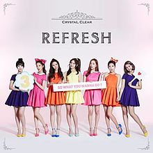 Обложка альбома CLC «Refresh» (2016)