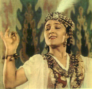 Galia Izmailova en el escenario, 1951
