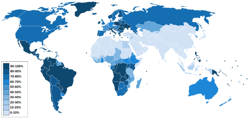 Файл:Численность христиан в мире (2013 год).png