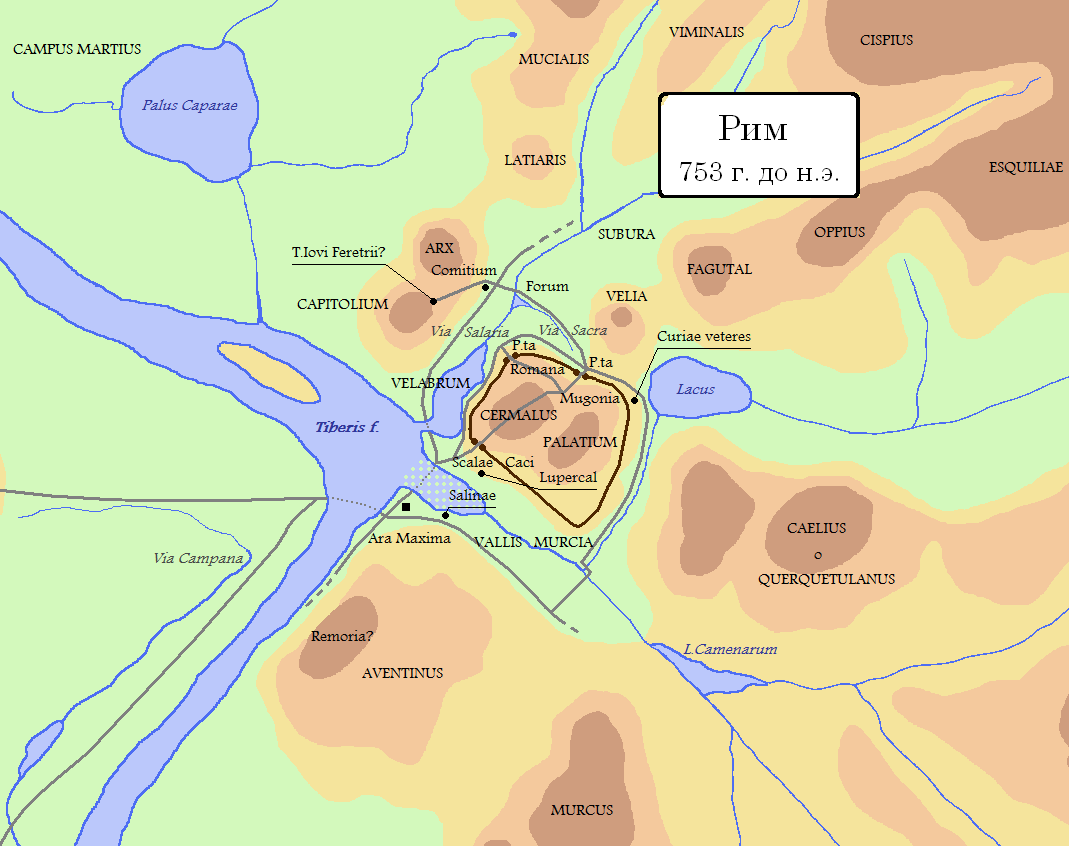 основные города древнего рима