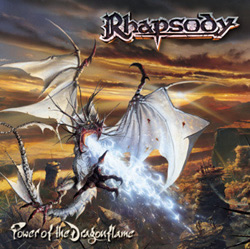 Copertina dell'album dei Rhapsody "Power of the Dragonflame" (2002)