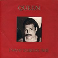 Cover van Queen-single "I Want to Break Free" (1984)