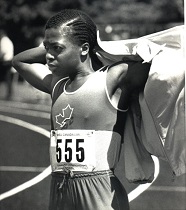 Бейли на чемпионате Канады 1985 года